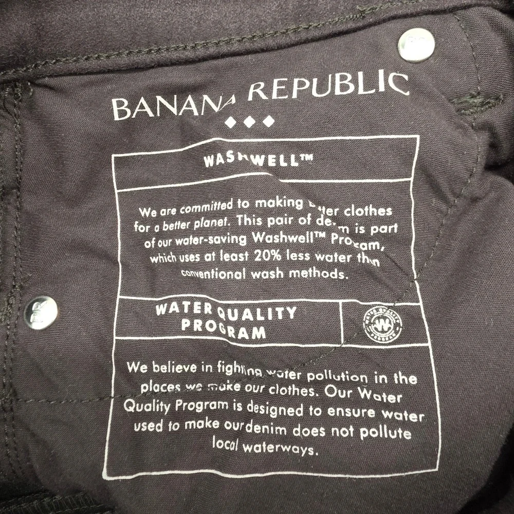 Banana Republic High‎ Rise Slim Faux Suede Pants Brown Women Size 26/2